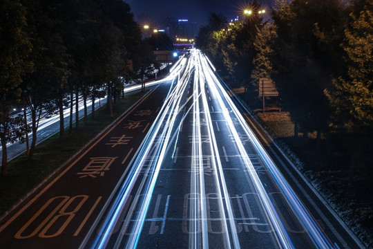 公路夜景