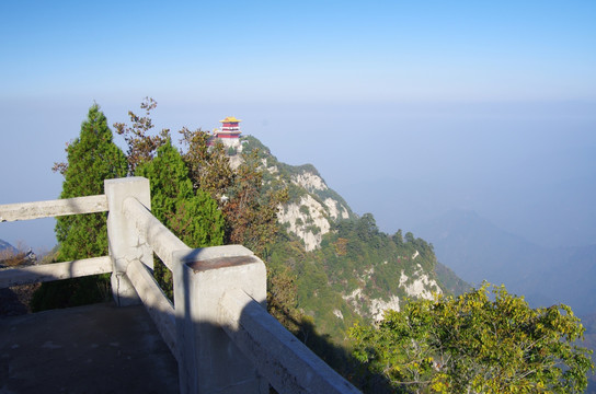 西安南五台景区风光