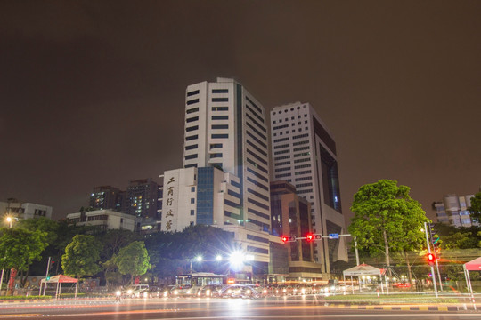 广东省佛山市工商行政管理局夜景