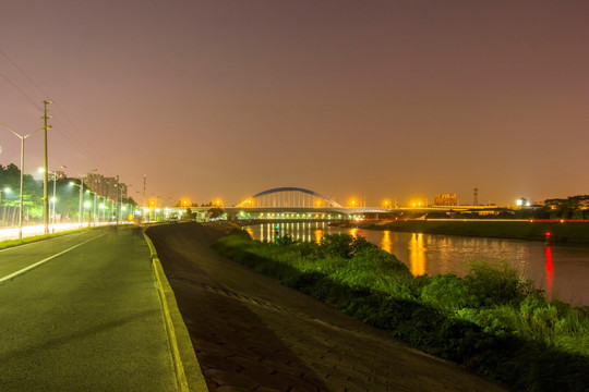 广东省佛山市佛陈大桥夜景