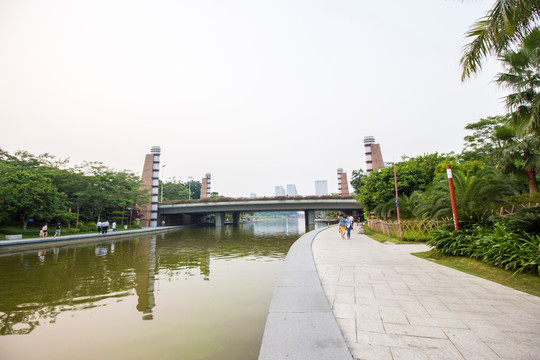 广东省佛山市金海景观桥