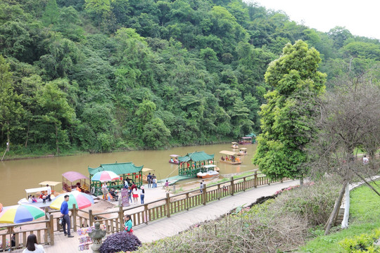 河边风景