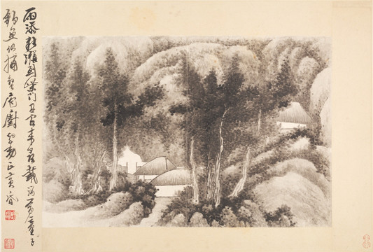 山水國(guó)畫 高清掃描