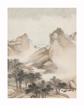 高清山水畫 明代 蕭云從