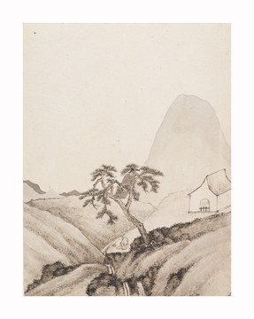 高清山水畫 明代 蕭云從