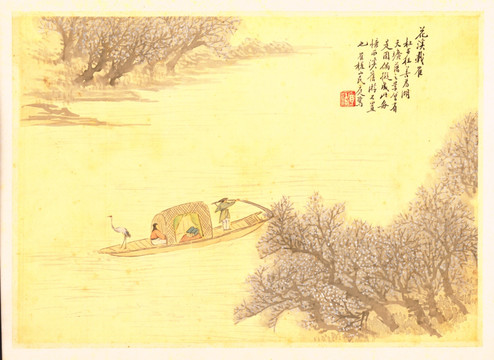 山水風(fēng)景水墨山水國畫