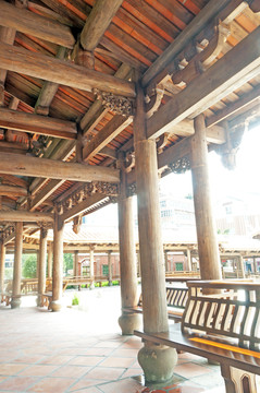 中式木结构建筑