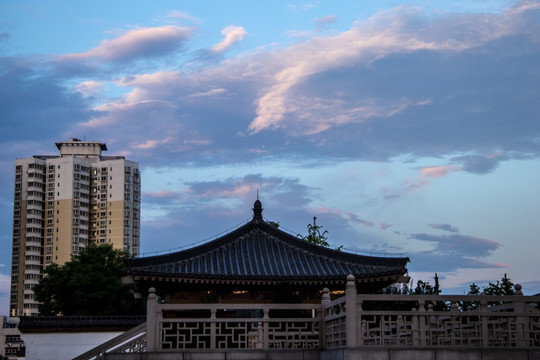 大唐西市酒店屋顶