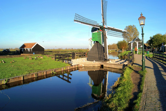 风车村 风车 荷兰阿姆斯特丹