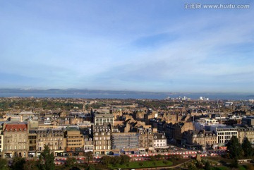 爱丁堡古城风光