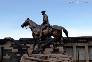 骑士雕像 英国爱丁堡