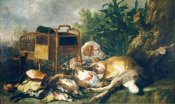 動物油畫