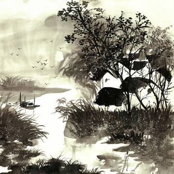 原創(chuàng)手繪水彩畫作品素材