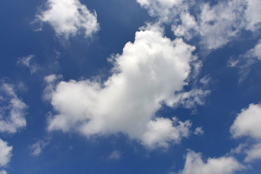 天空 藍天 白云