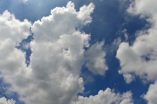 天空 藍天 白云