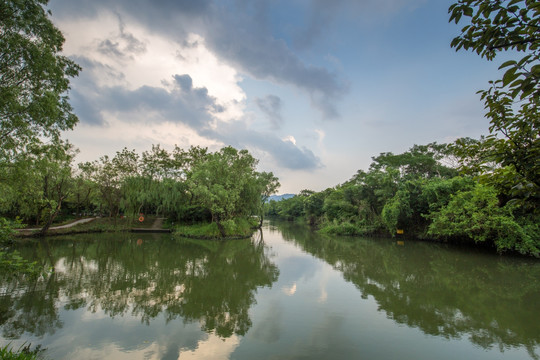 杭州西溪湿地公园景观