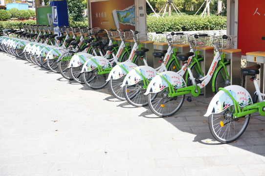 城市公用自行车站