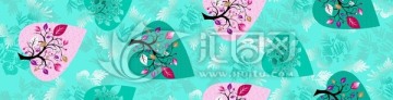 家紡窗簾印花圖案床上用品花紋