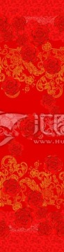 家紡窗簾印花圖案床上用品花紋