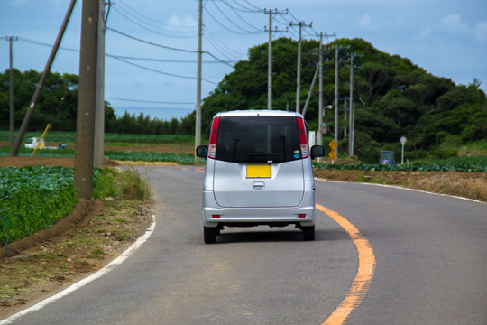 乘用车 乡村公路