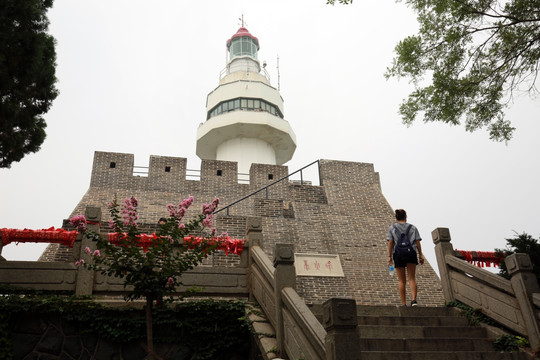 烟台山烽火台灯塔