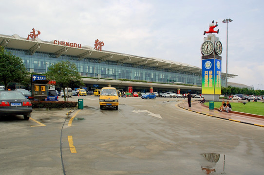 成都双流国际机场T1航站楼外景