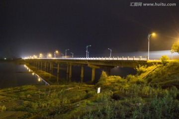 江西省抚州市东临大桥夜景