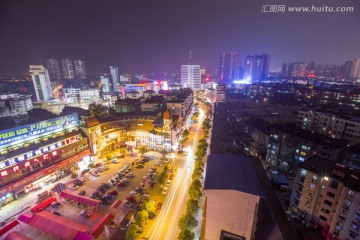 江西省抚州市环城南路夜景