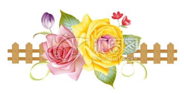 護(hù)欄玫瑰花