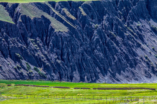 春季天山山脉