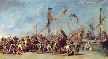 大海帆船大航海 世界名畫