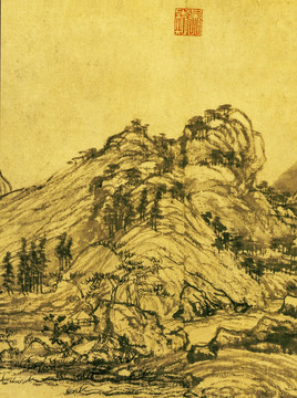 黃公望 富春山居圖 局部