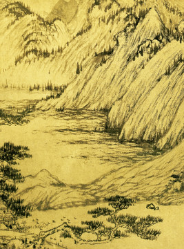 黃公望 富春山居圖 局部