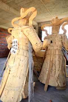 木雕 雕塑 木刻 雕刻 菩萨