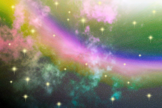 唯美星空背景 無分層