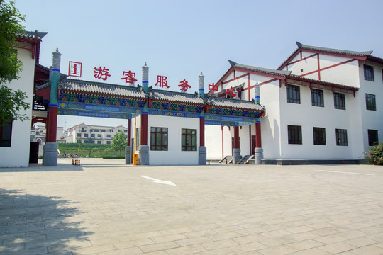 青州游客中心大门建筑
