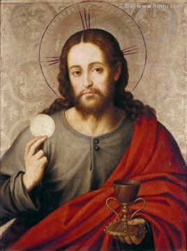 耶稣人物油画