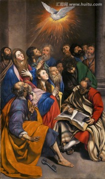 古典宗教人物油画