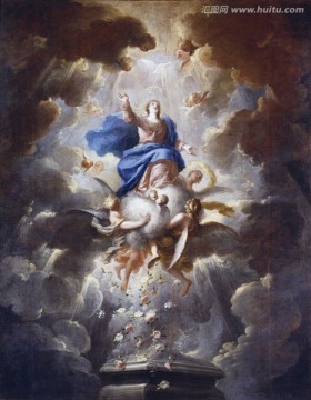 天使宗教古典人物油画