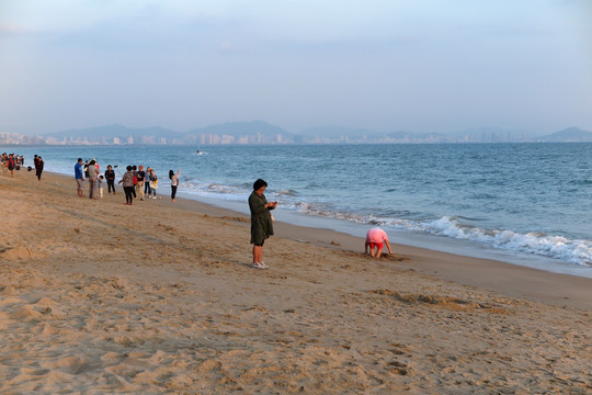 三亚湾海边风光