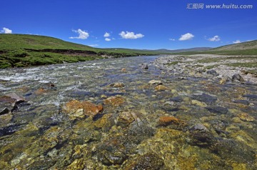 高原河流 高原溪流