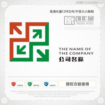字母TM 箭頭logo