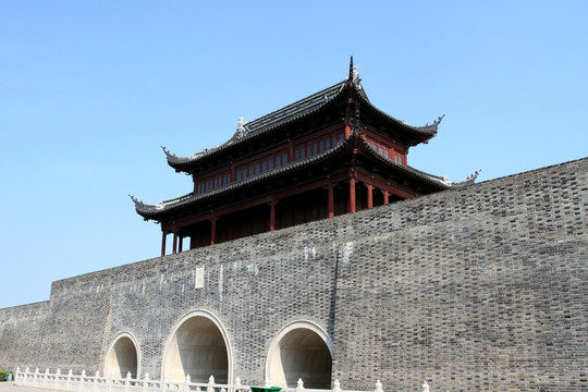 苏州 平门城墙 城楼