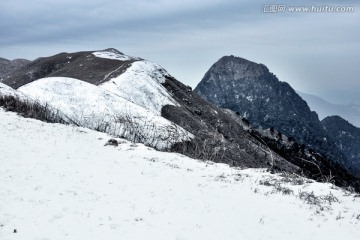 高山雪景