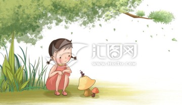 兒童插畫 委屈