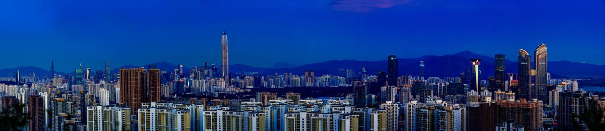 深圳夜景 全景 大图