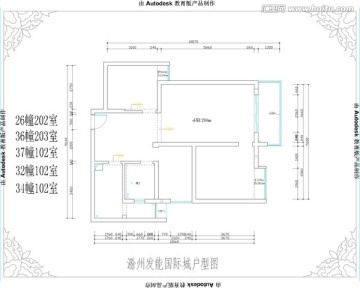 滁州發(fā)能國(guó)際戶型圖