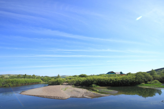 滩涂小岛