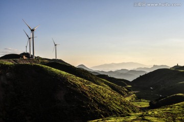 高山风车发电