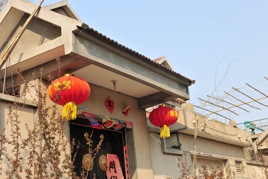 农家院 院门 农村住宅